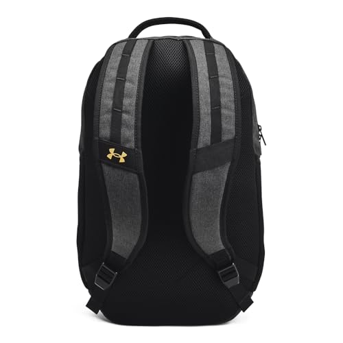 Under Armour Hustle 6.0 Backpack, Black/White