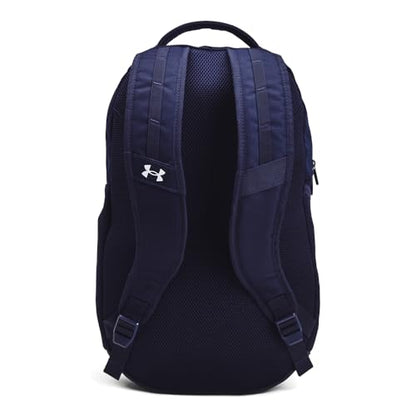 Under Armour Hustle 6.0 Backpack, Black/White