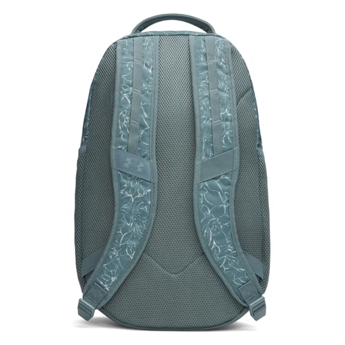 Under Armour Hustle 6.0 Backpack, Black/White