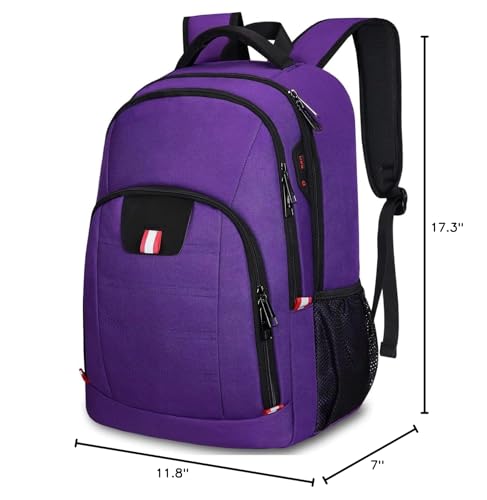 Travel Laptop Backpack, Black Backpack for Men and Women