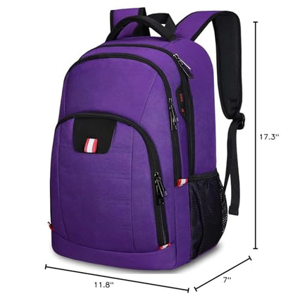 Travel Laptop Backpack, Black Backpack for Men and Women