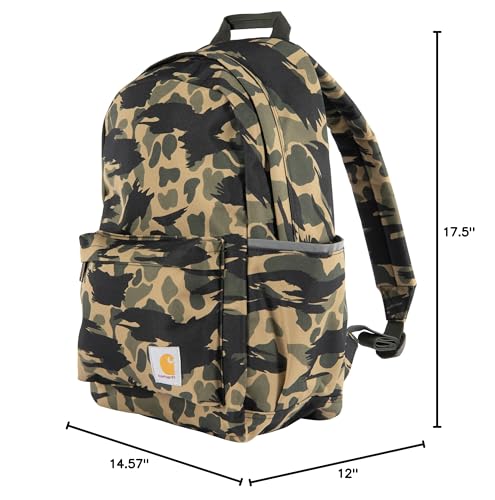 Carhartt 21L Classic Laptop Backpack, Water-Resistant Pack