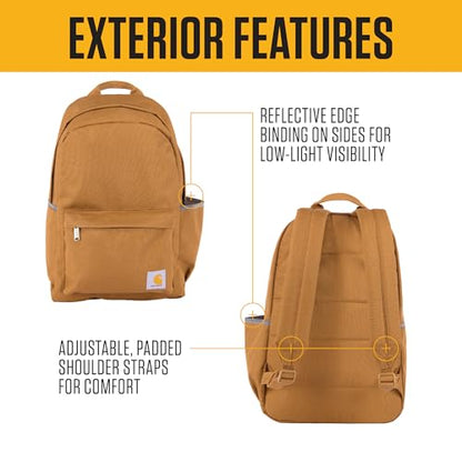 Carhartt 21L Classic Laptop Backpack, Water-Resistant Pack