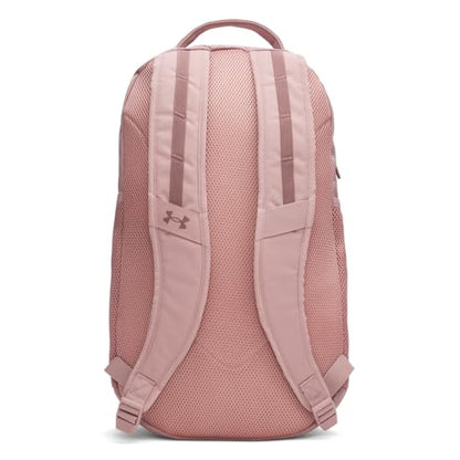 Under Armour Hustle 6.0 Backpack, Black/White