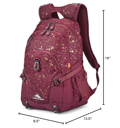 High Sierra Loop Backpack with Tablet Sleeve, Black