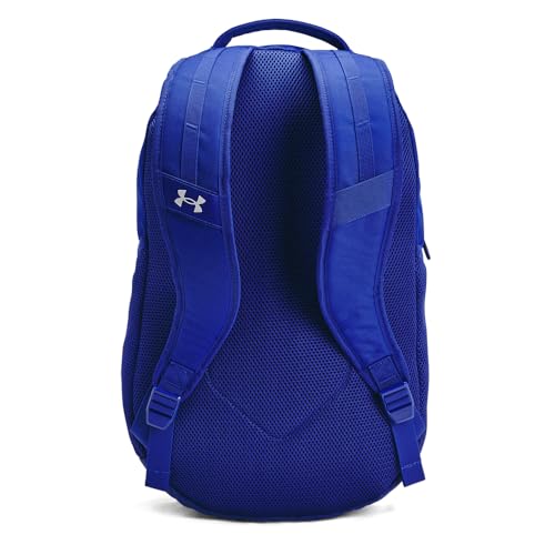 Under Armour Hustle 6.0 Backpack, Black/White