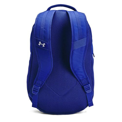 Under Armour Hustle 6.0 Backpack, Black/White