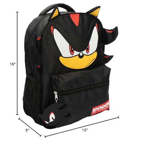 Sonic 16" 3D Kids Backpack – Shadow Design