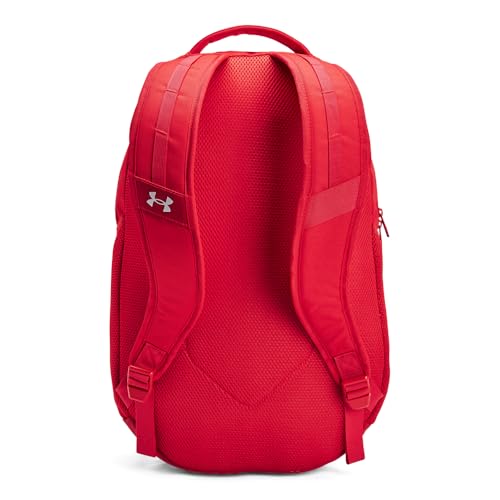 Under Armour Hustle 6.0 Backpack, Black/White