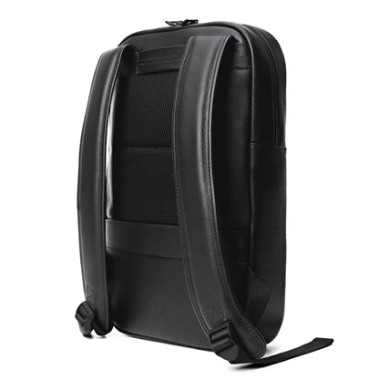 Slim Leather Laptop Backpack – Lightweight Work & Travel