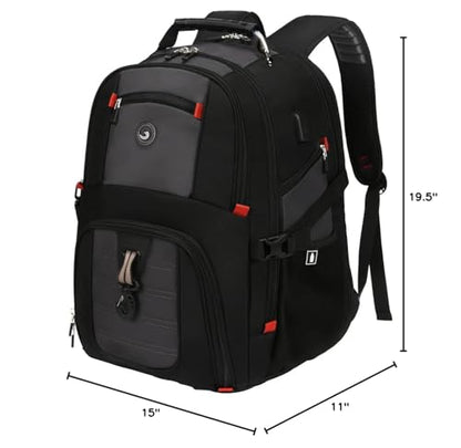 SHRRADOO 50L Laptop Backpack with USB