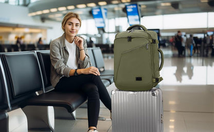 MATEIN 40L Carry-On Travel Backpack, Black