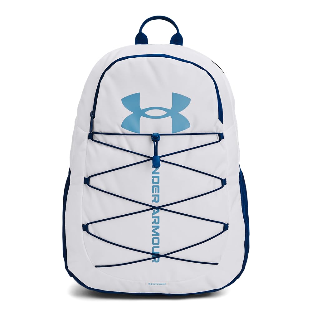 Under Armour Hustle Sport Backpack, Black/Silver