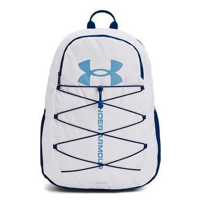 Under Armour Hustle Sport Backpack, Black/Silver