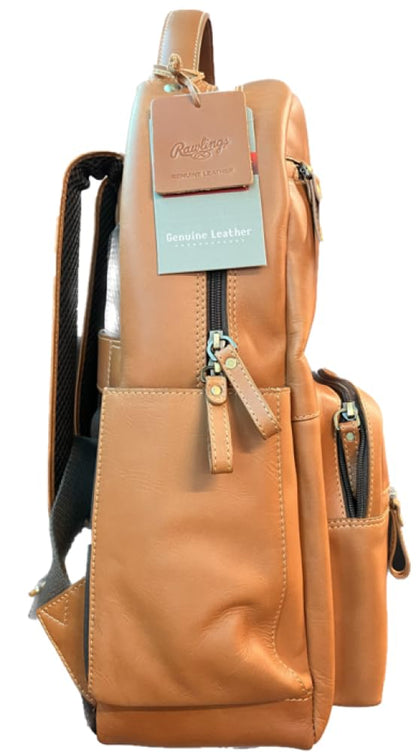 Rawlings Heritage 1887 Men's Leather Backpack, Brown
