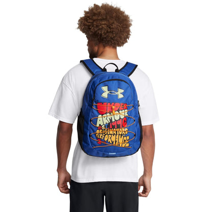 Under Armour Hustle Sport Backpack, Black/Silver