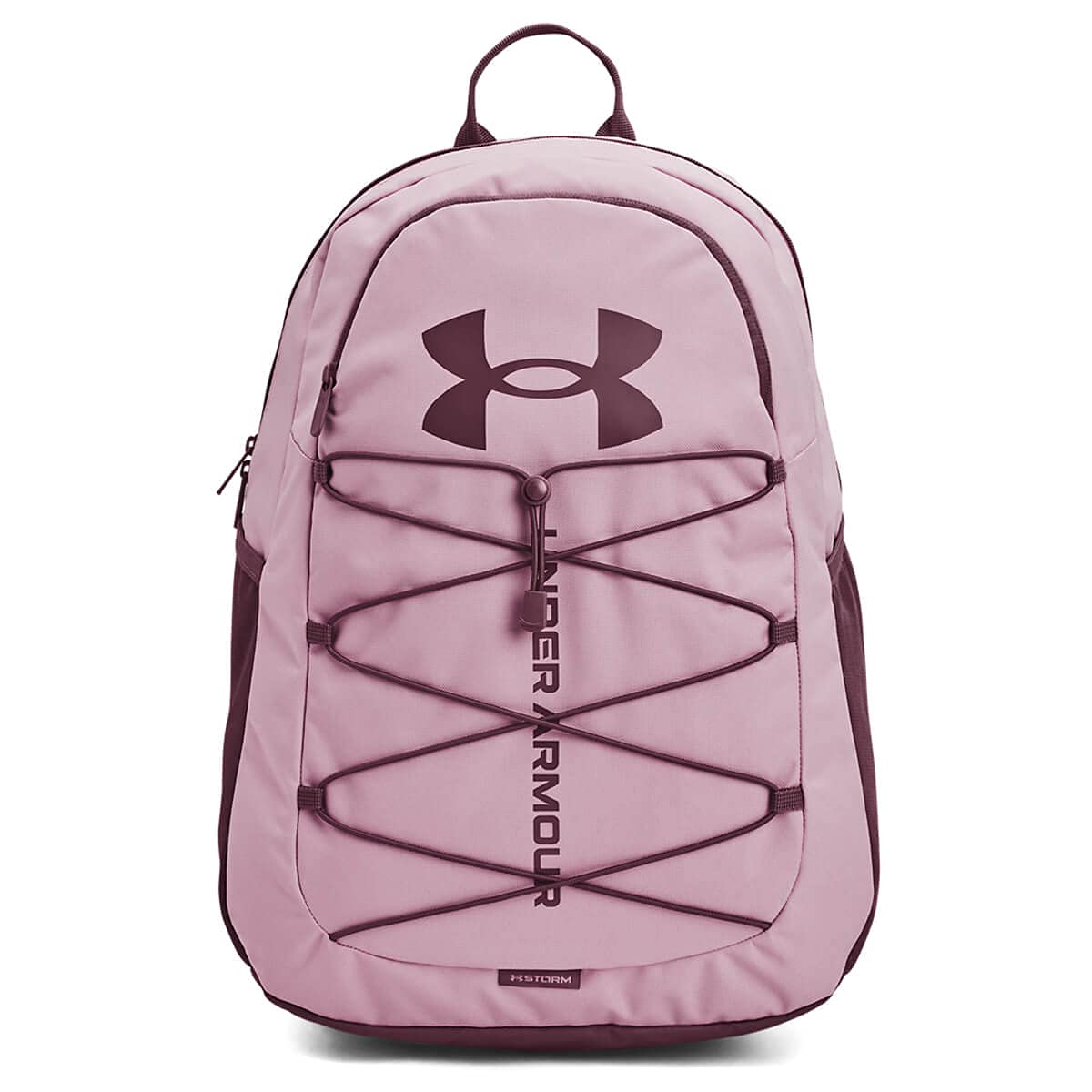 Under Armour Hustle Sport Backpack, Black/Silver