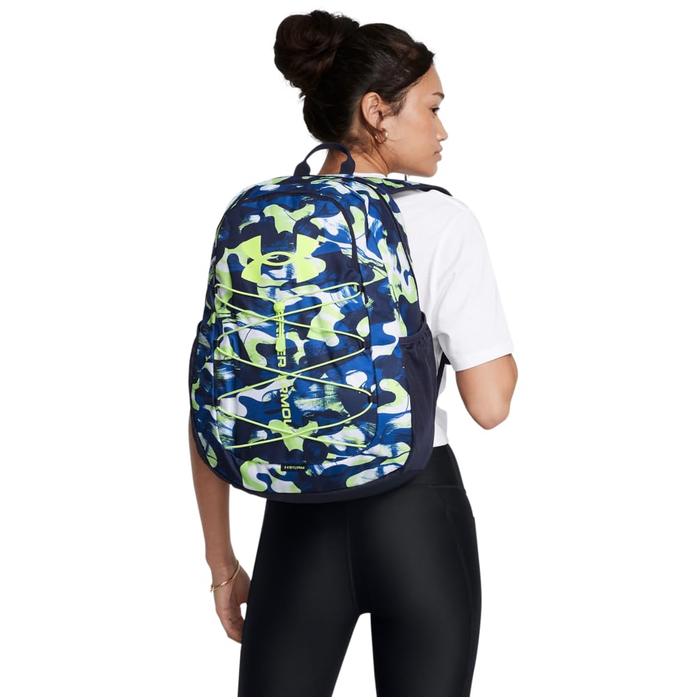 Under Armour Hustle Sport Backpack, Black/Silver