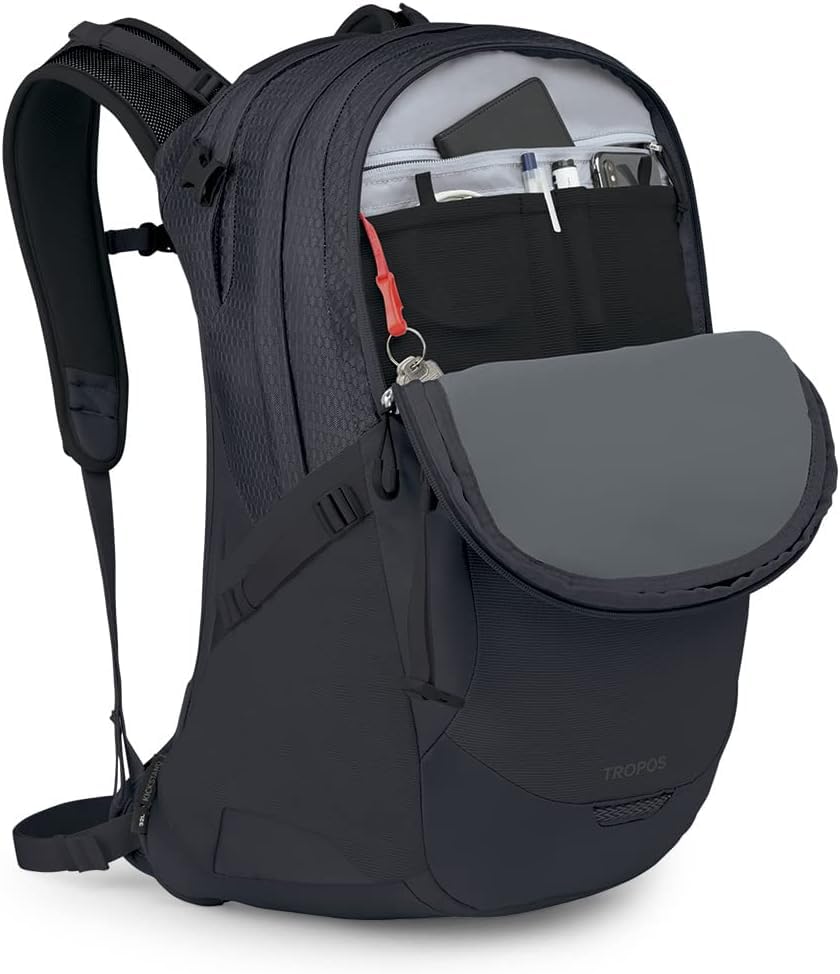 Osprey Tropos Laptop Backpack, Tungsten Soundwave