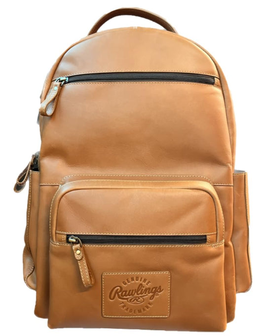Rawlings Heritage 1887 Men's Leather Backpack, Brown