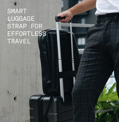 Slim Leather Laptop Backpack – Lightweight Work & Travel
