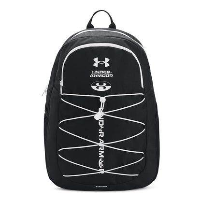 Under Armour Hustle Sport Backpack, Black/Silver