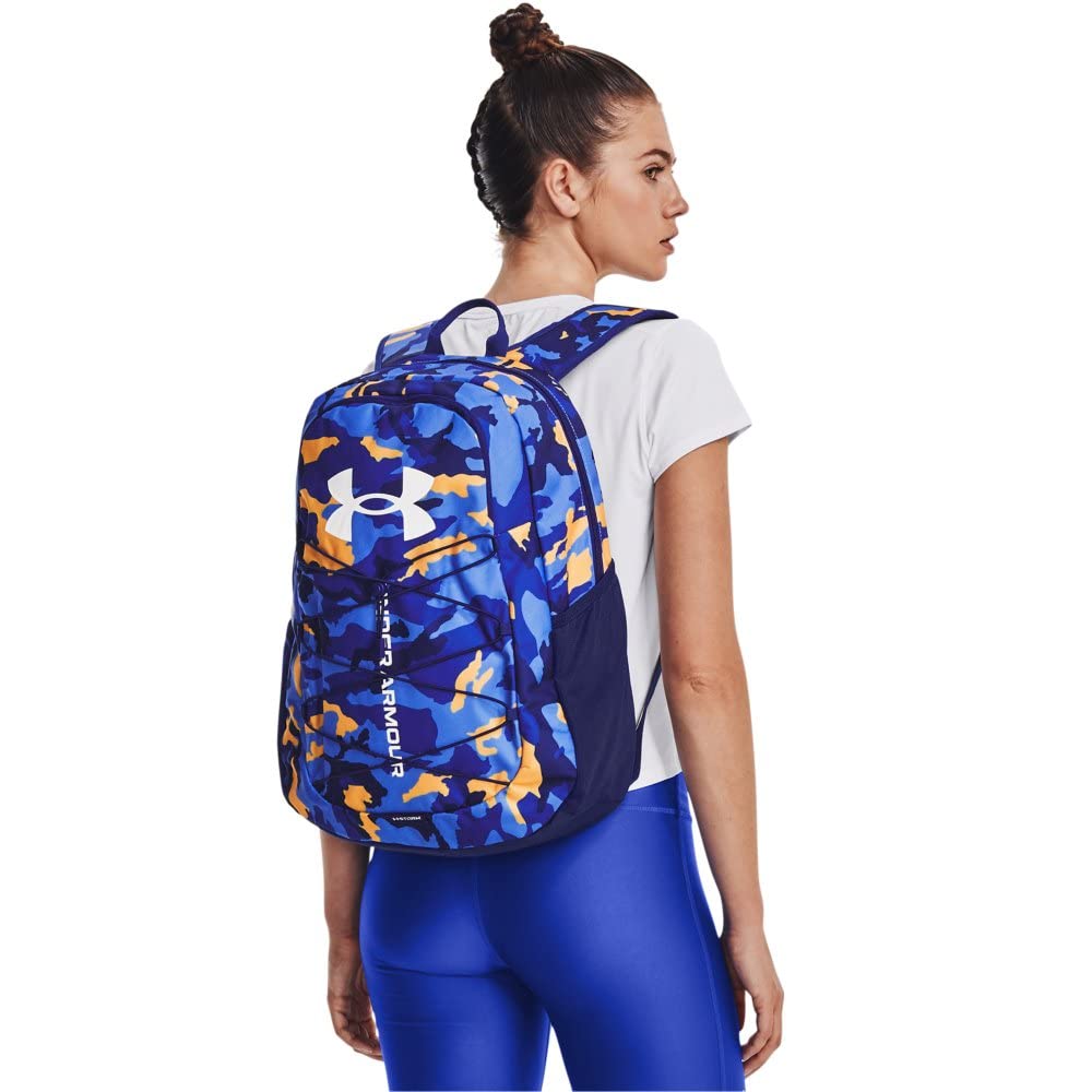 Under Armour Hustle Sport Backpack, Black/Silver