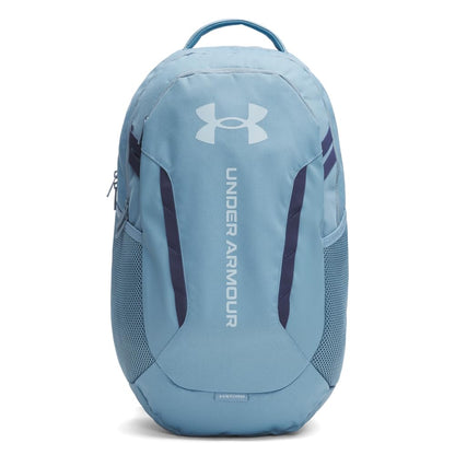 Under Armour Hustle 6.0 Backpack, Black/White