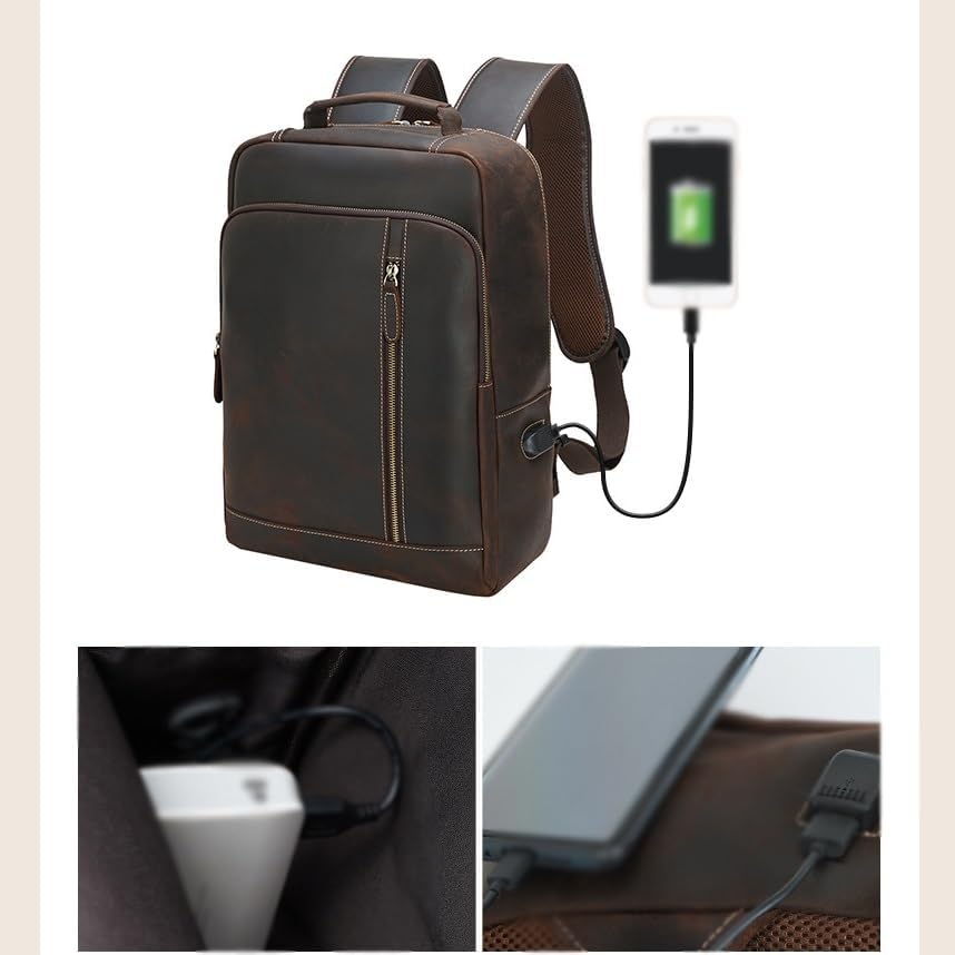 With Charging Port Casual Daypack for Work, Business, College