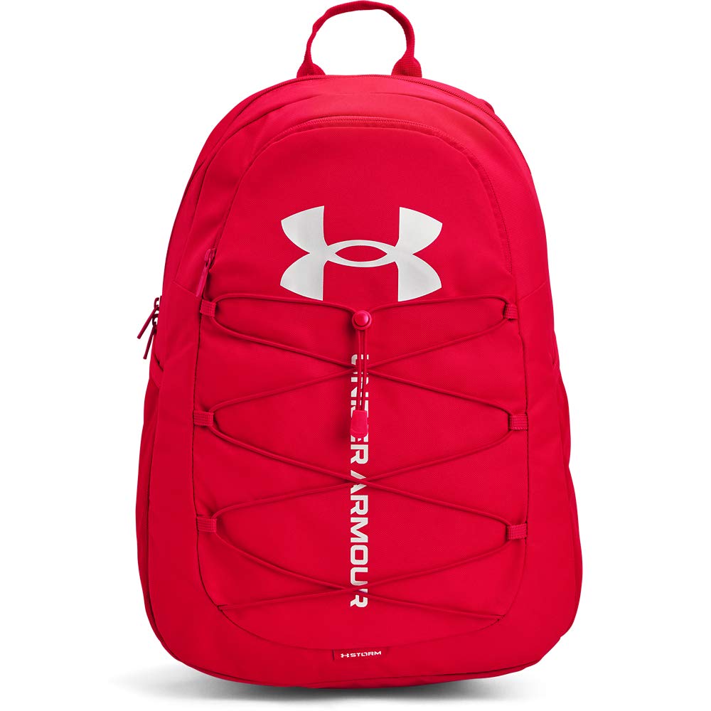 Under Armour Hustle Sport Backpack, Black/Silver