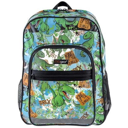 20-Pack 16" Clear Dinosaur Kids Backpacks