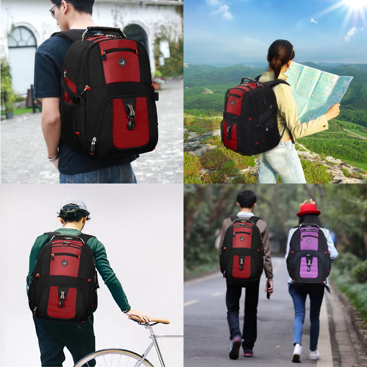 SHRRADOO 50L Laptop Backpack with USB