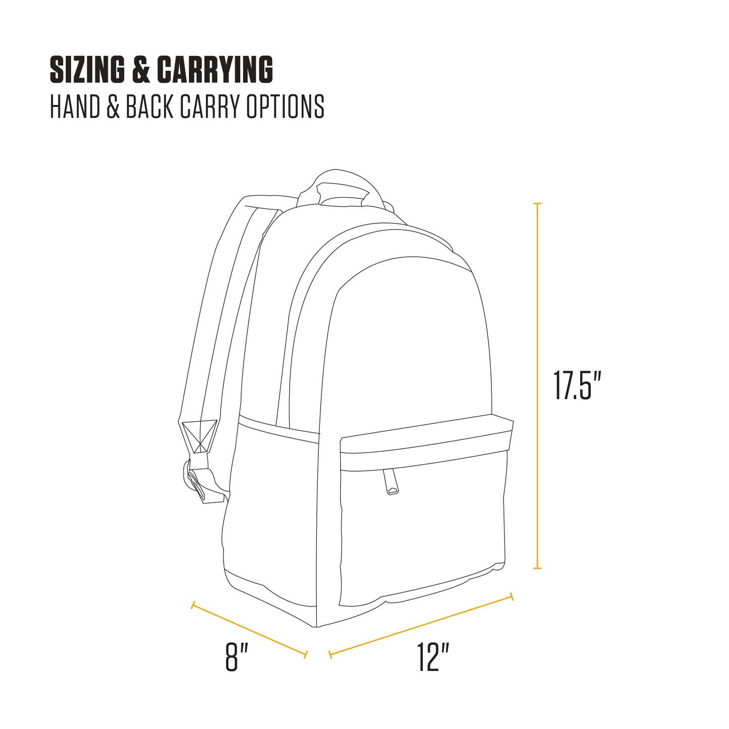 Carhartt 21L Classic Laptop Backpack, Water-Resistant Pack