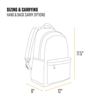 Carhartt 21L Classic Laptop Backpack, Water-Resistant Pack