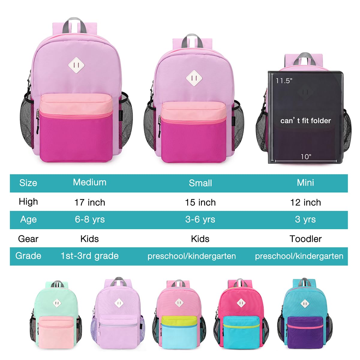 STEAMEDBUN Kindergarten Backpack for Boys, Age 3-6
