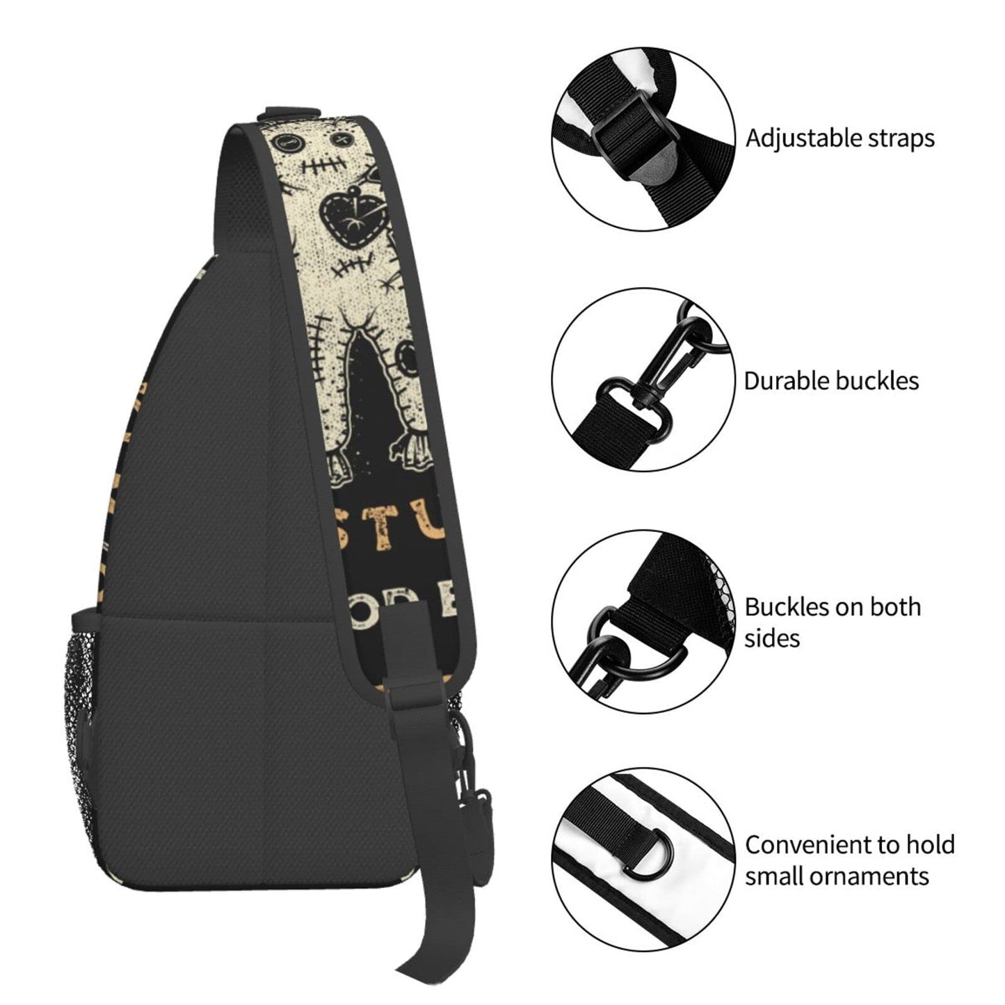 Camo Forest Hunting Sling Backpack, Unisex