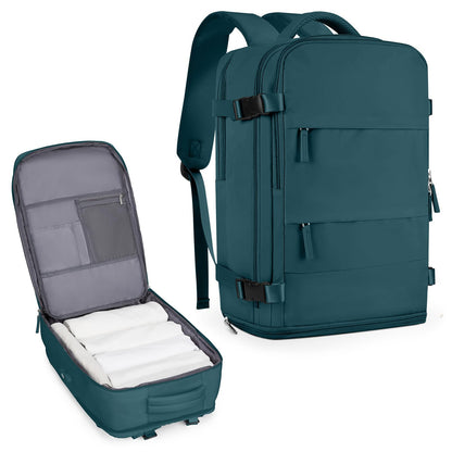 Coowoz Waterproof Travel Backpack, Peacock Blue