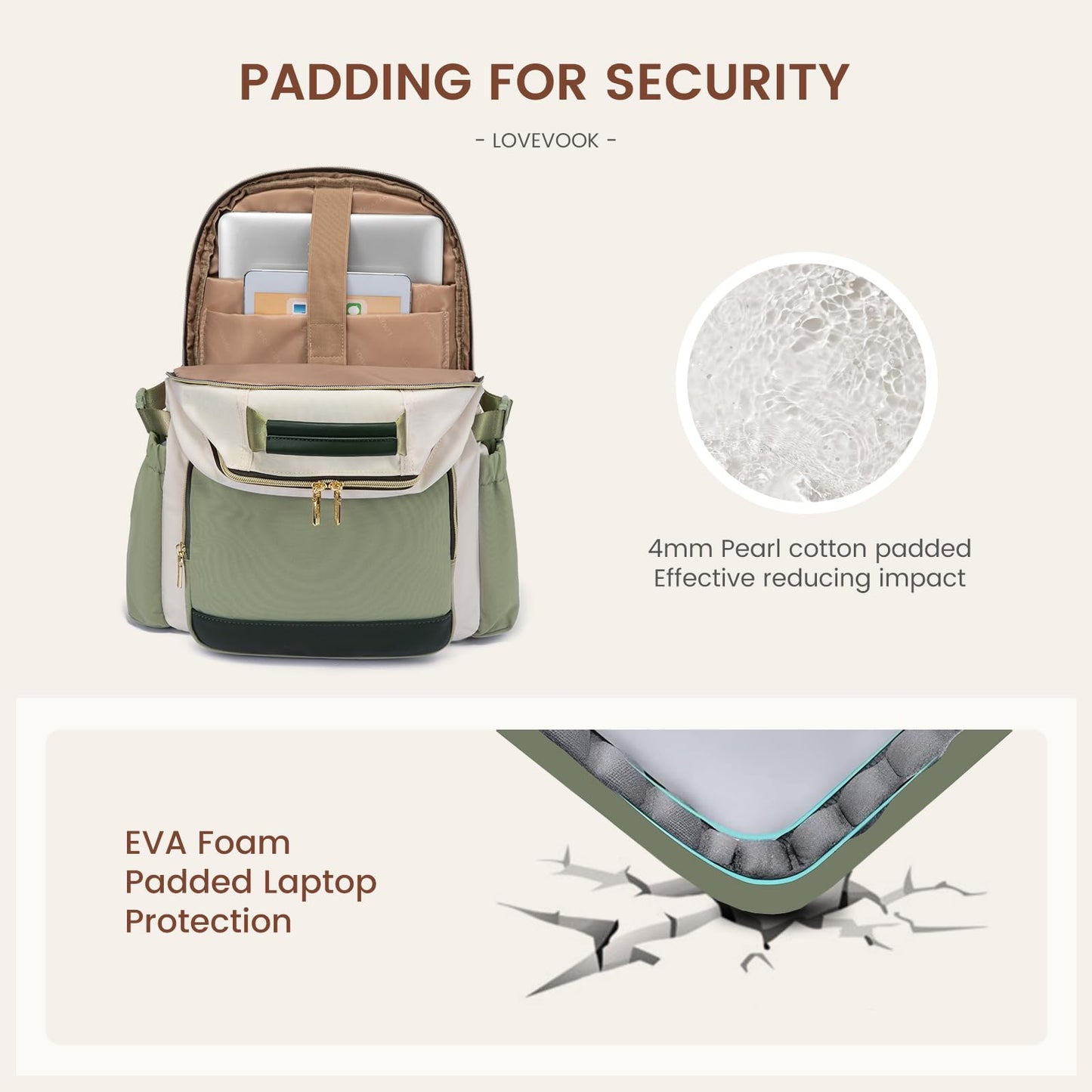 LOVEVOOK Laptop Backpack for Women