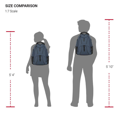 SwissGear 1900 ScanSmart TSA Laptop Backpack, 17" Black