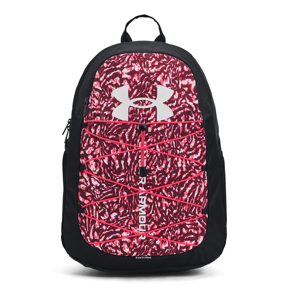 Under Armour Hustle Sport Backpack, Black/Silver