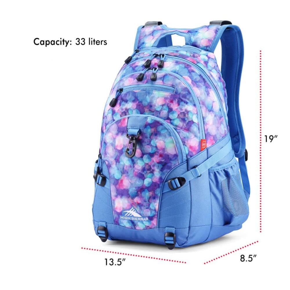 High Sierra Loop Backpack with Tablet Sleeve, Black