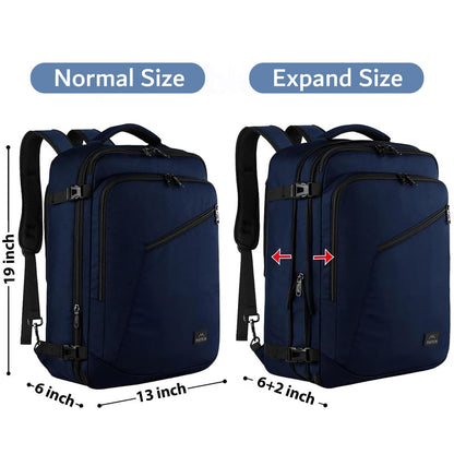 MATEIN 40L Carry-On Travel Backpack, Black