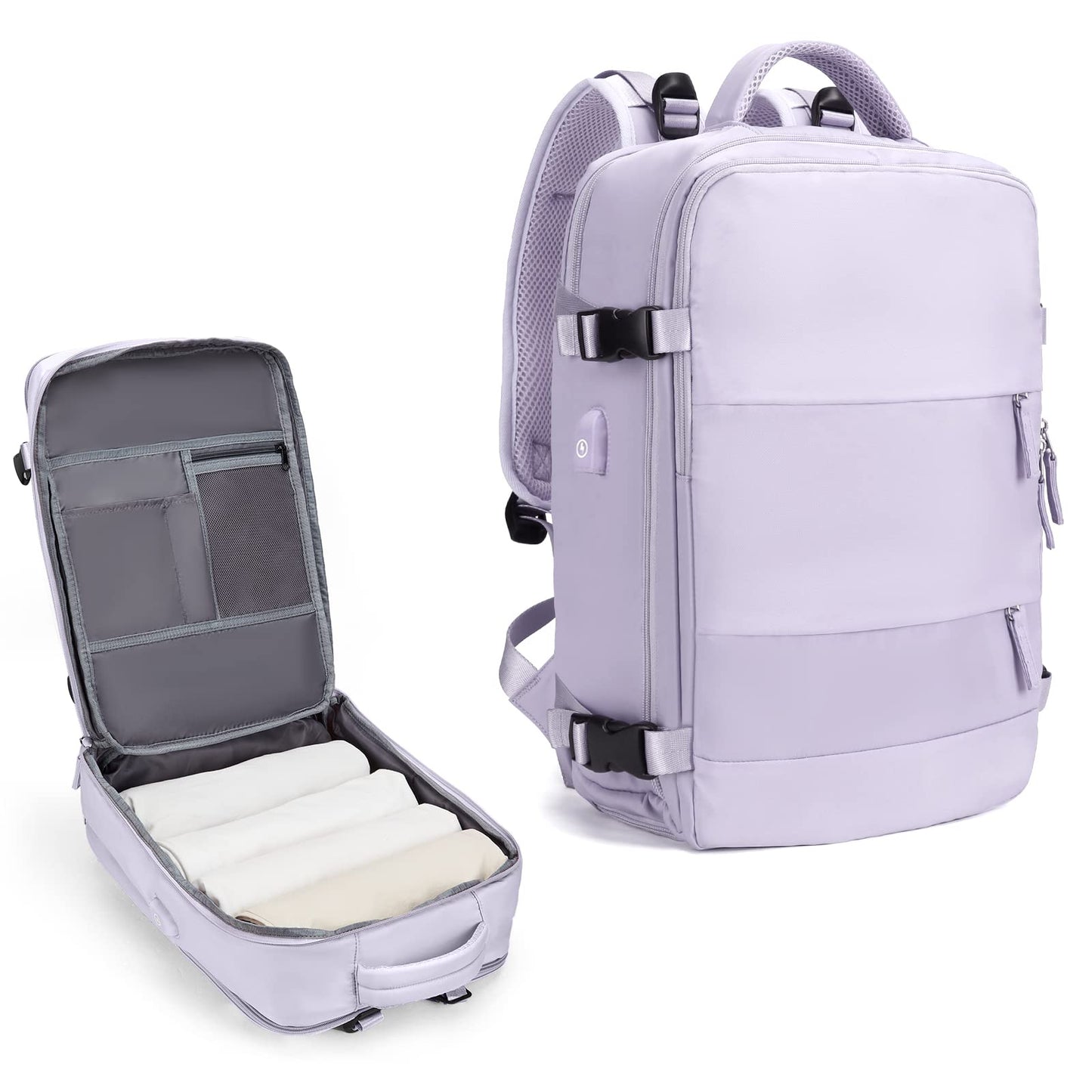 Coowoz Waterproof Travel Backpack, Peacock Blue