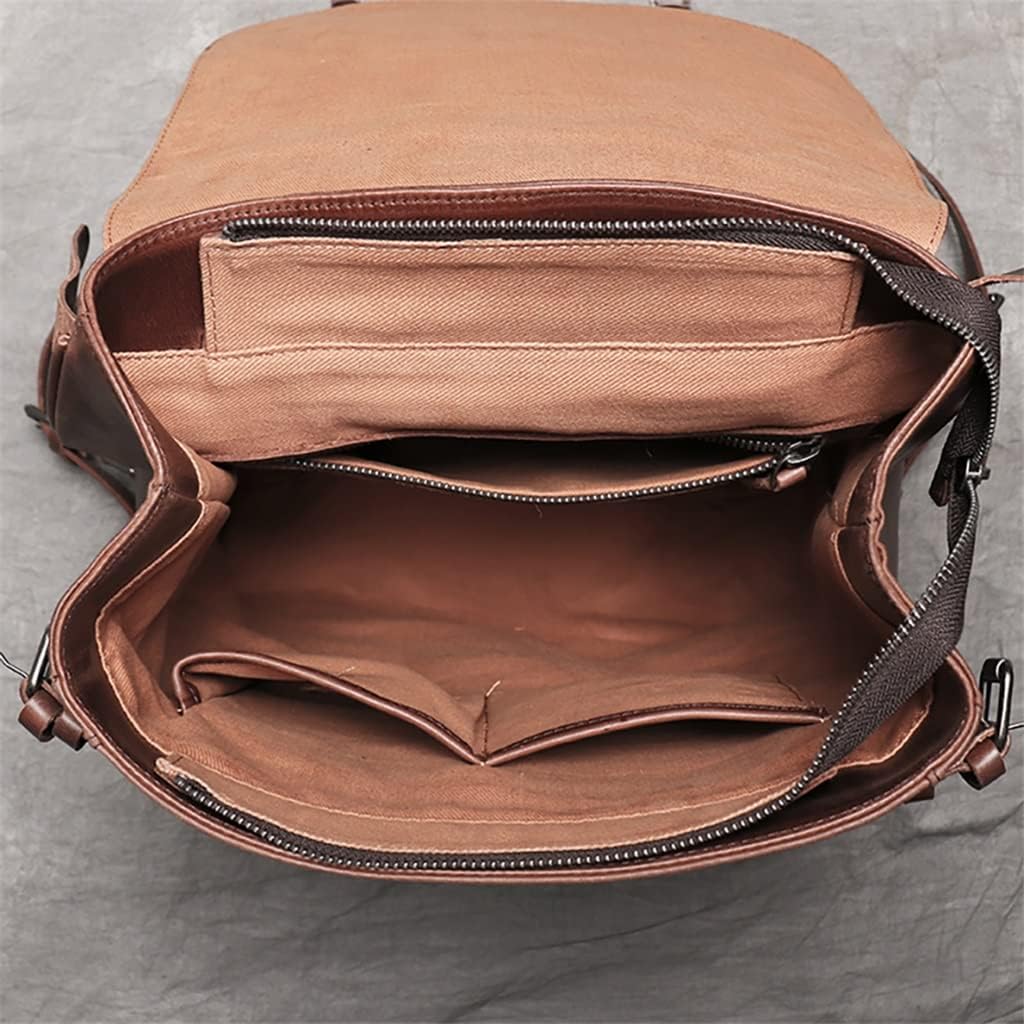 Backpack Men Leather Rucksack Men Travel Bag Men Laptop