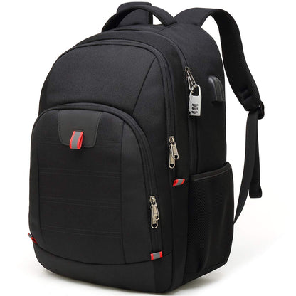 Travel Laptop Backpack, Black Backpack for Men and Women