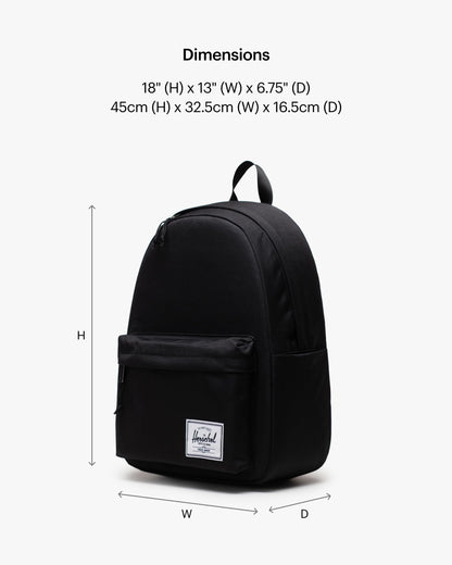 Herschel Supply Co. Classic Backpack, Black (New), Standard-26L