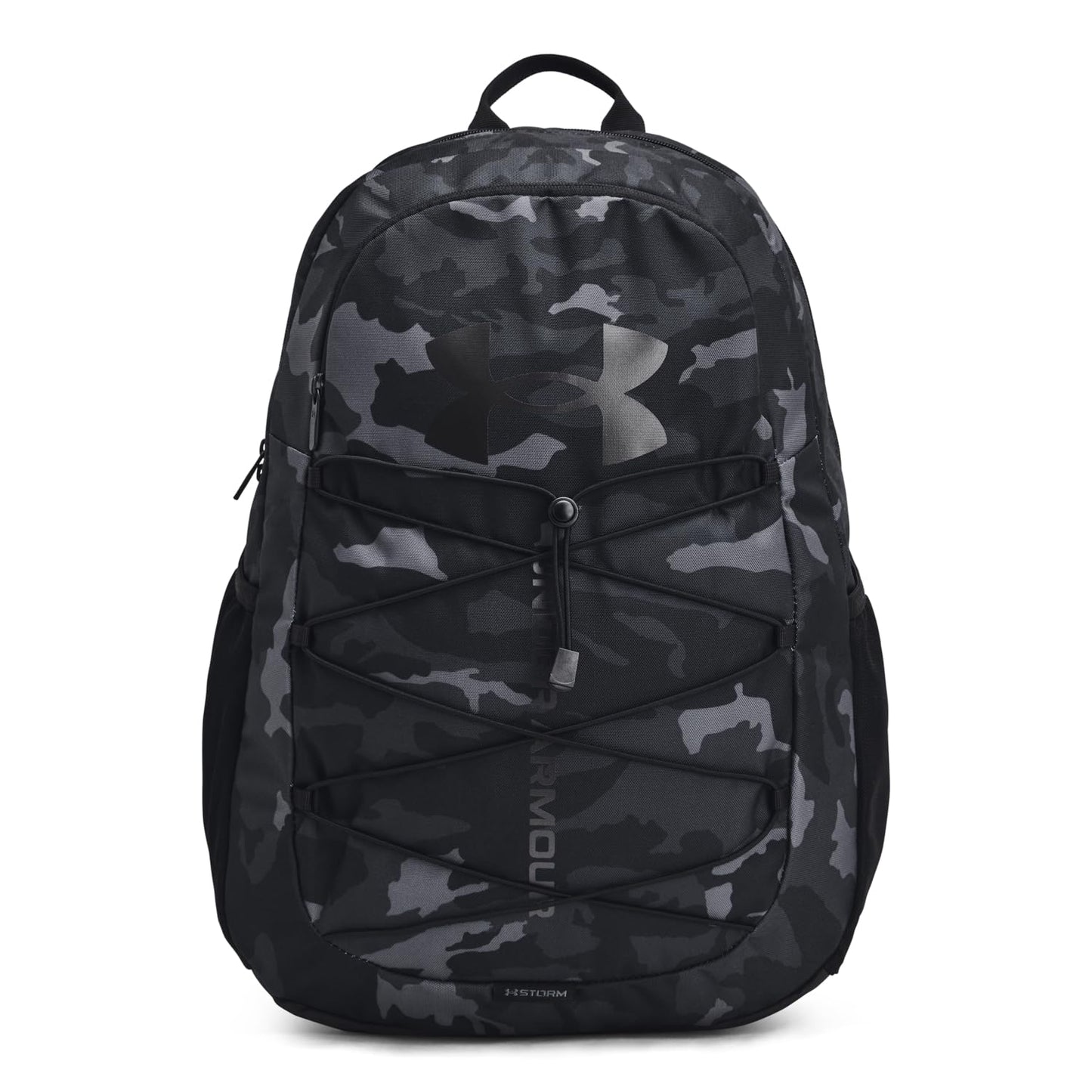 Under Armour Hustle Sport Backpack, Black/Silver