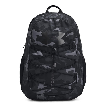 Under Armour Hustle Sport Backpack, Black/Silver