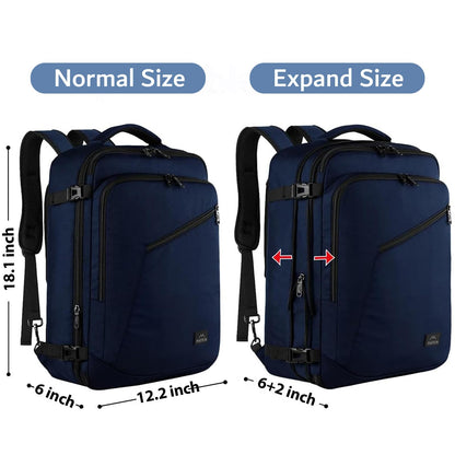 MATEIN 40L Carry-On Travel Backpack, Black