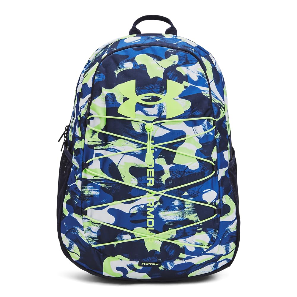 Under Armour Hustle Sport Backpack, Black/Silver